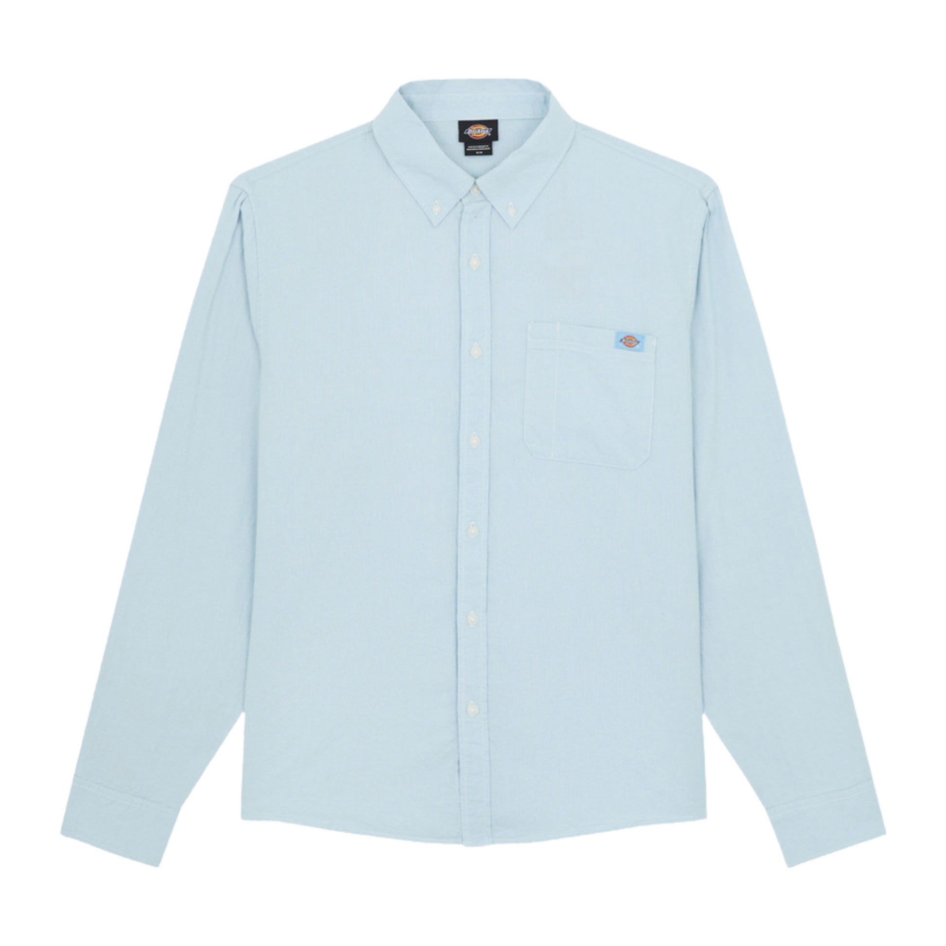 Camisa de manga comprida para homem Dickies Gallatin em Glacier Lake. Foto da parte da frente.