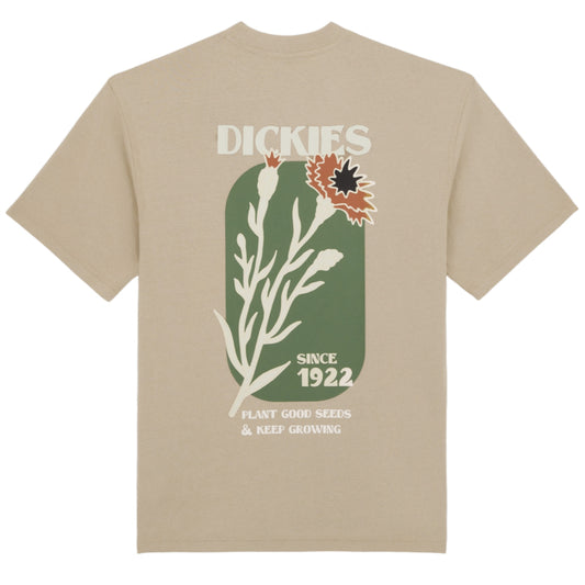 Dickies Herndon T-Shirt Sandstone. Foto da parte de trás.