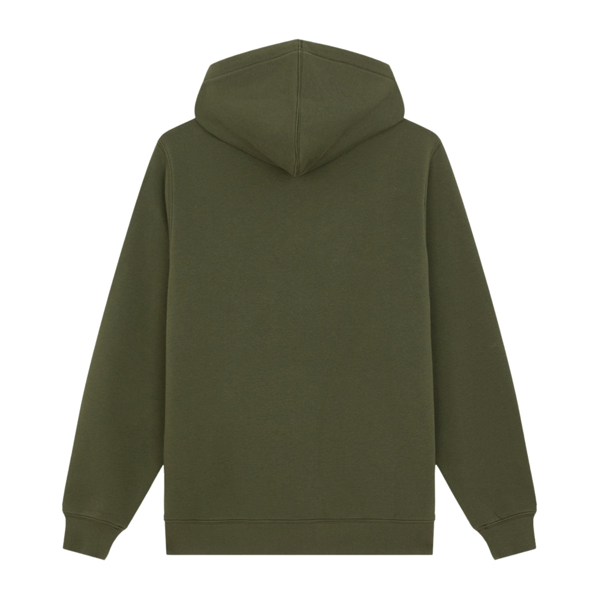 Sweat com carapuço para homem Dickies Oakport em Deep Depths — vista de costas isolada sobre fundo branco, com costas lisas e carapuço.
