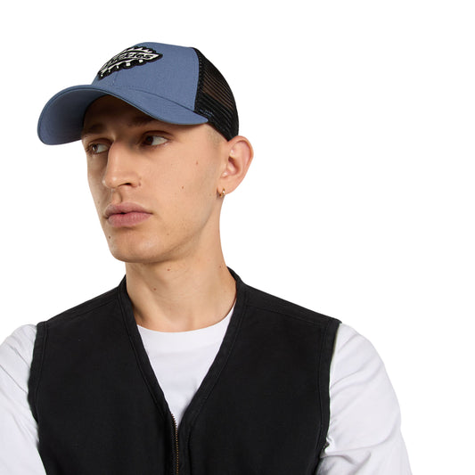 Boné unissexo Dickies Irondale Trucker em Retro Indigo