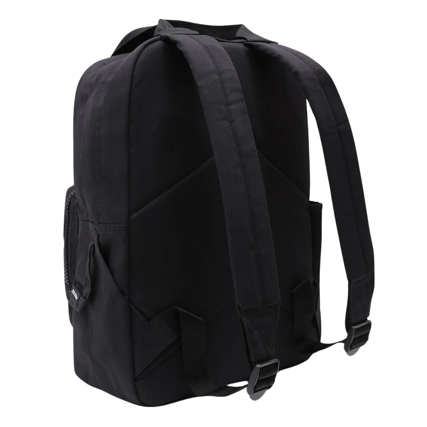 Mochila unissexo Dickies Lisbon em Preto. Foto da parte de trás.