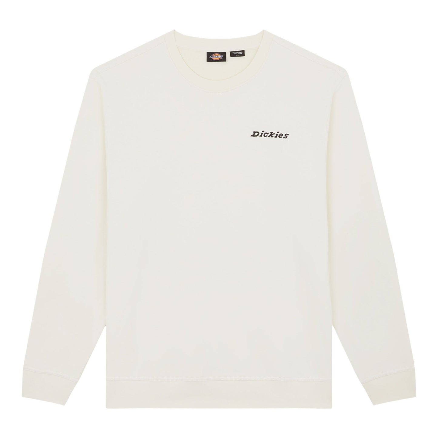 Sweat para homem Dickies Loretto Crew em Ecru. Fotos da parte da frente.