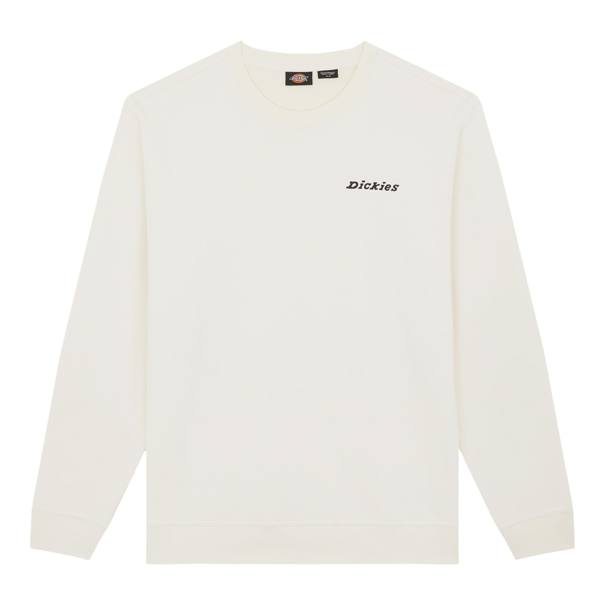 Sweat para homem Dickies Loretto Crew em Ecru. Fotos da parte da frente.