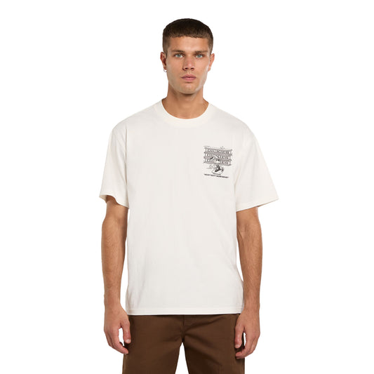T-Shirt de manga curta para homem Dickies Lynndyl em Egret