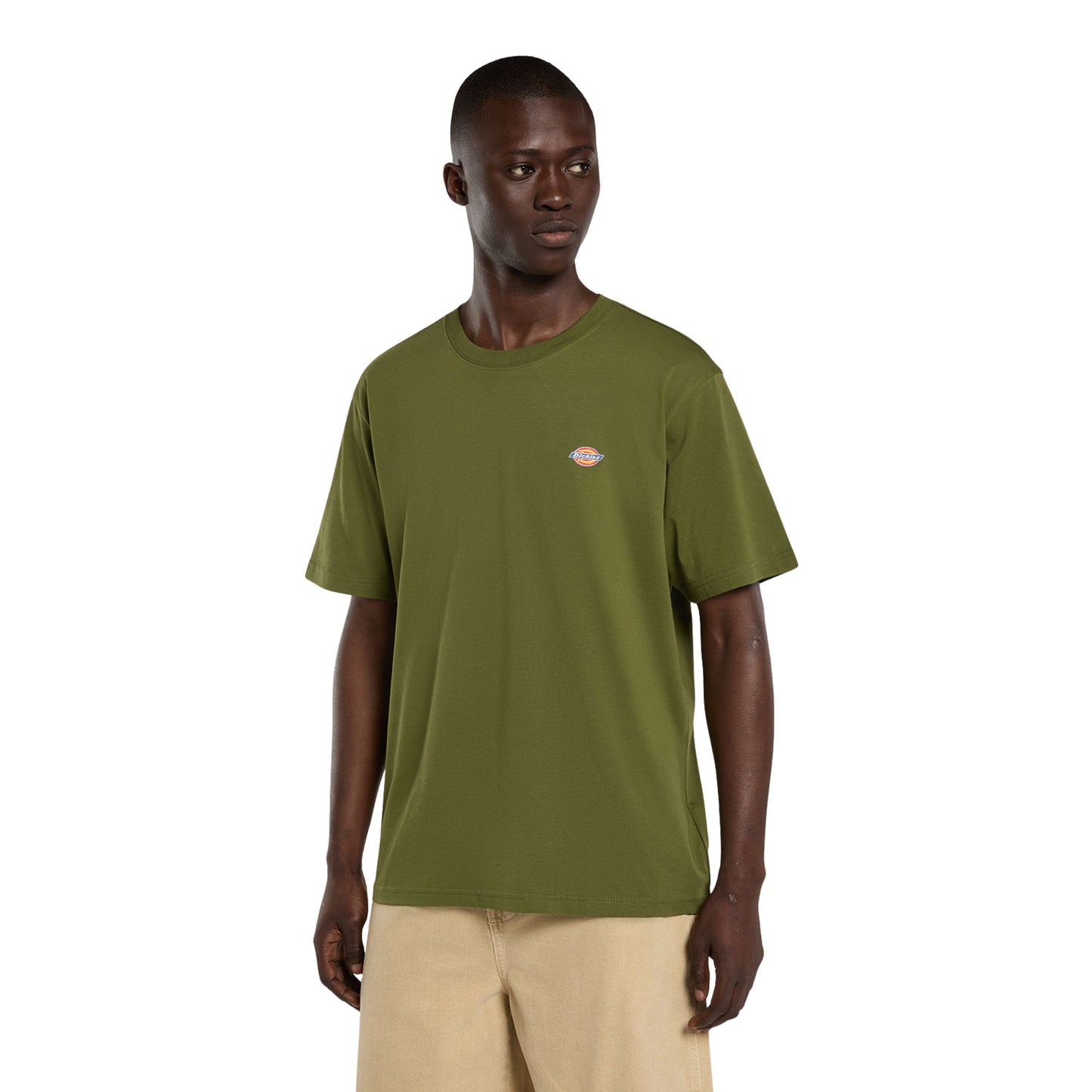 T-Shirt com manga curta para homem Dickies Mapleton em Cypress. Foto da parte da frente, vestida.