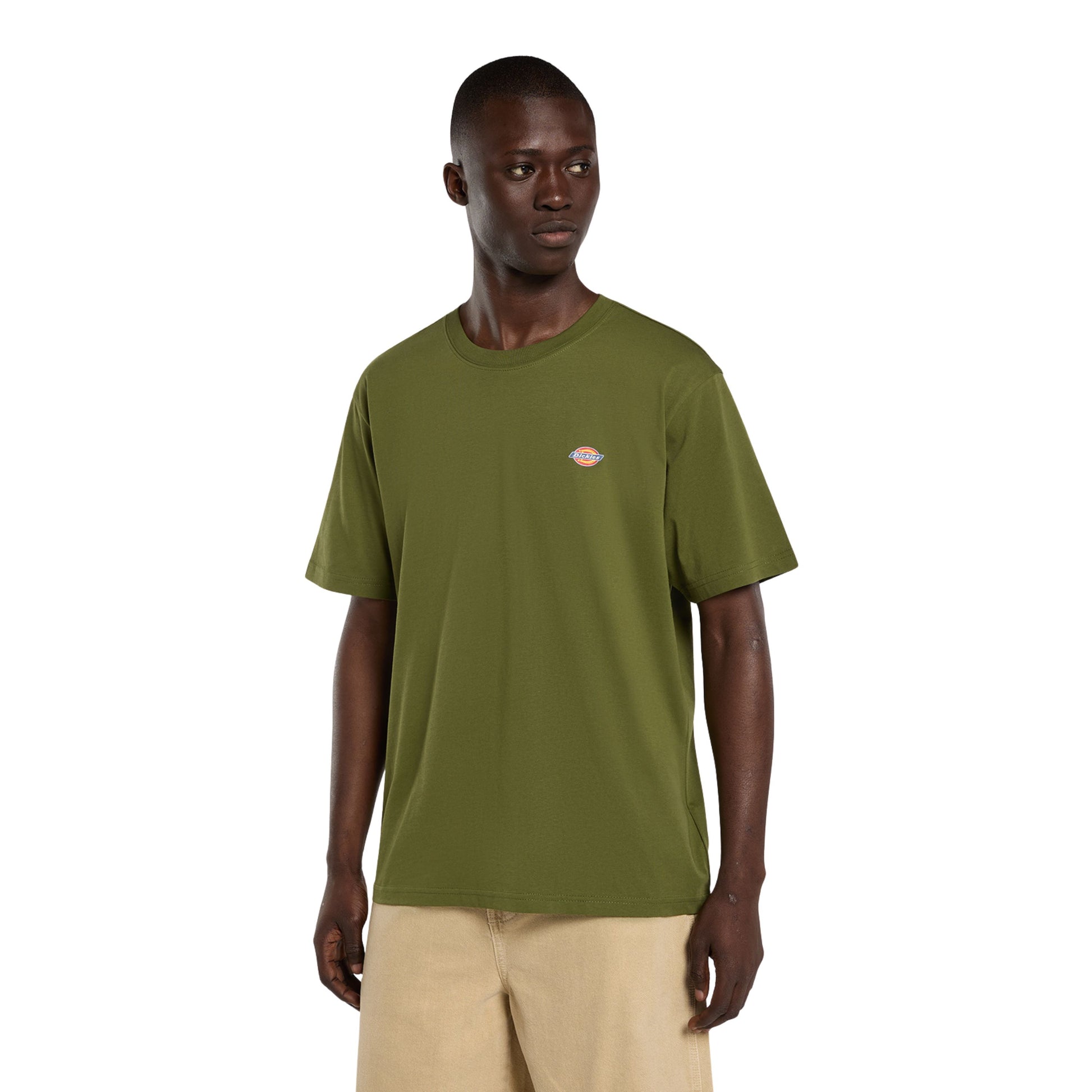 T-Shirt com manga curta para homem Dickies Mapleton em Cypress. Foto da parte da frente, vestida.