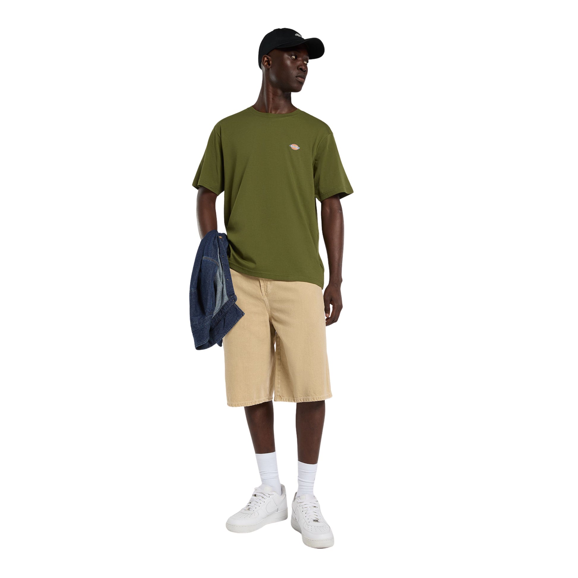 T-Shirt com manga curta para homem Dickies Mapleton em Cypress. Foto da parte da frente, vestida.