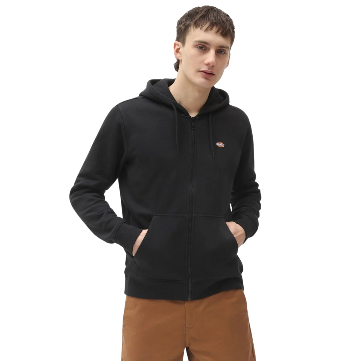 Dickies Oakport Zip Hoodie for men in black