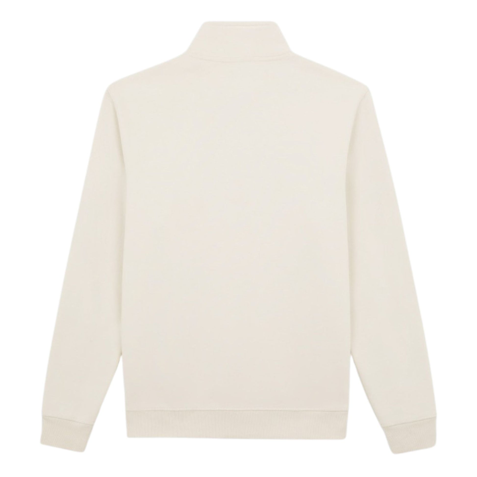 Sweat para homem Dickies Oakpoart Quarter Zip em Whitecap Grey. Foto da parte de trás.