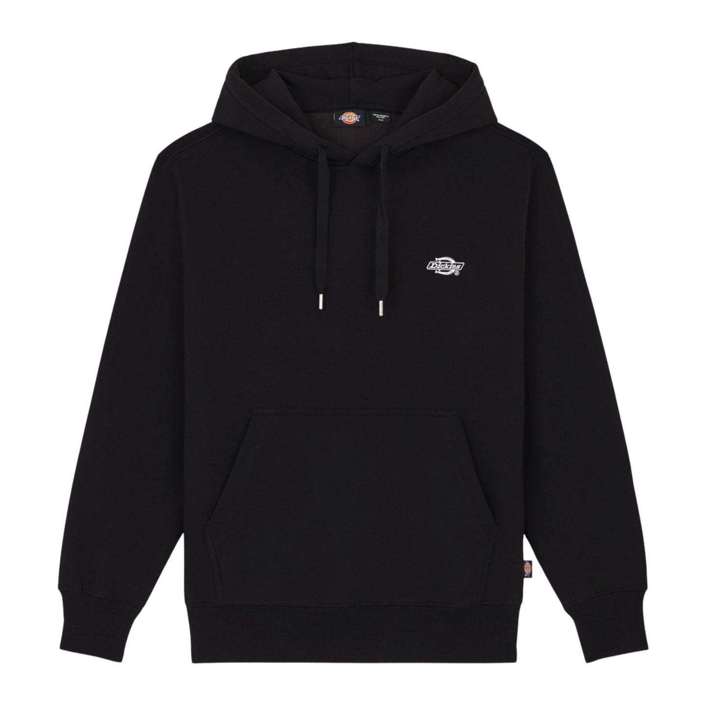 Sweat com carapuço para homem Dickies Summerdale em Preto. Foto da parte da frente.