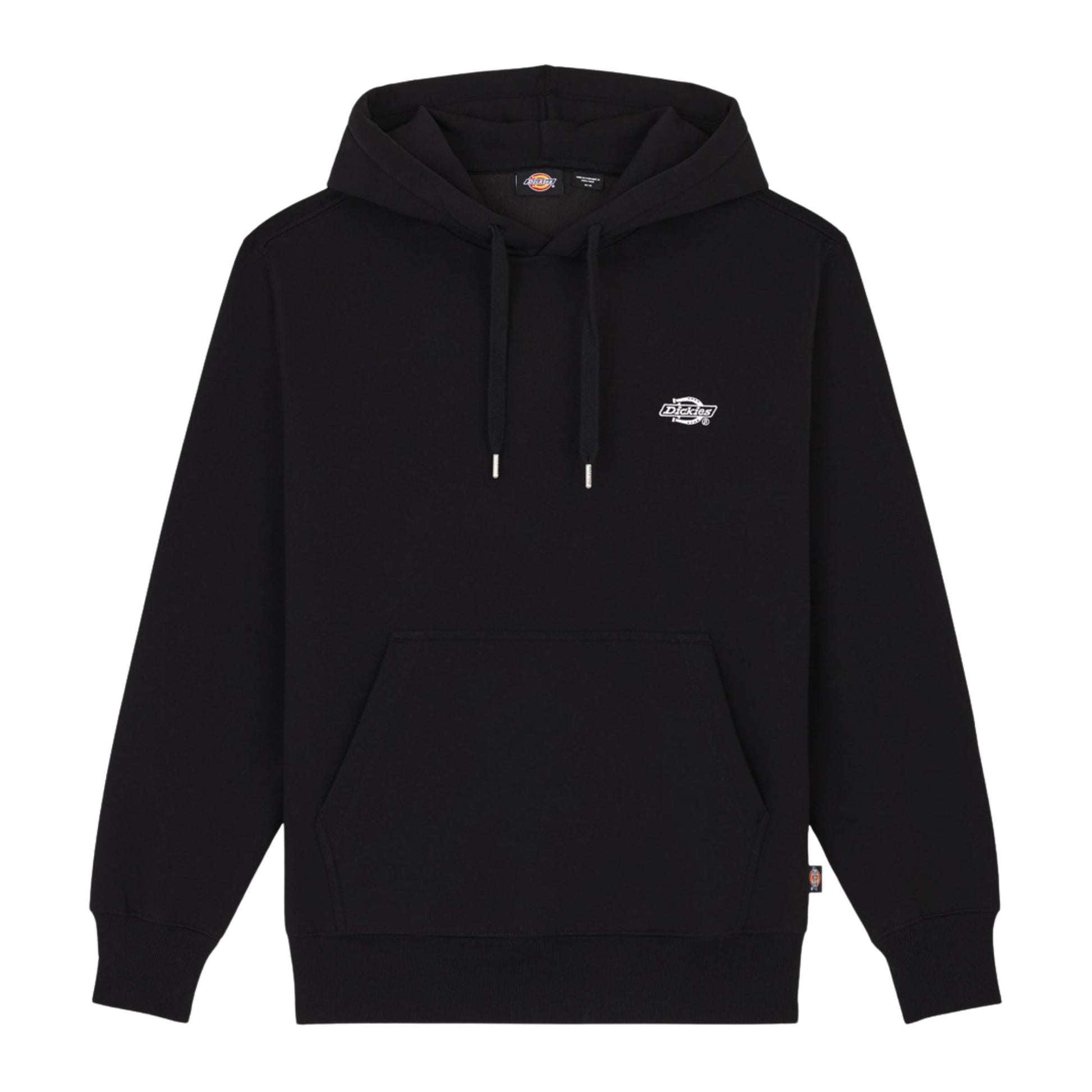 Sweat com carapuço para homem Dickies Summerdale em Preto. Foto da parte da frente.