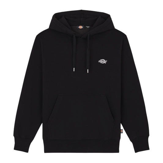 Sweat com carapuço para homem Dickies Summerdale em Preto. Foto da parte da frente.