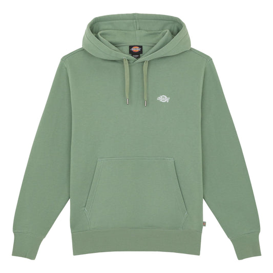 Sweat com carapuço para homem Dickies Summerdale em Sea Spray. Foto a parte da frente.