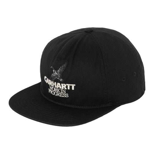 Carhartt WIP Ducks Cap Black. Foto da parte da frente.