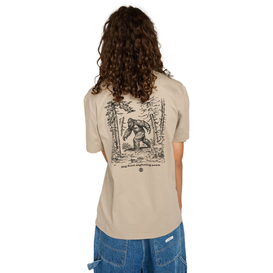 T-Shirt de manga curta para homem Element Bigfoot Walking em Aluminum