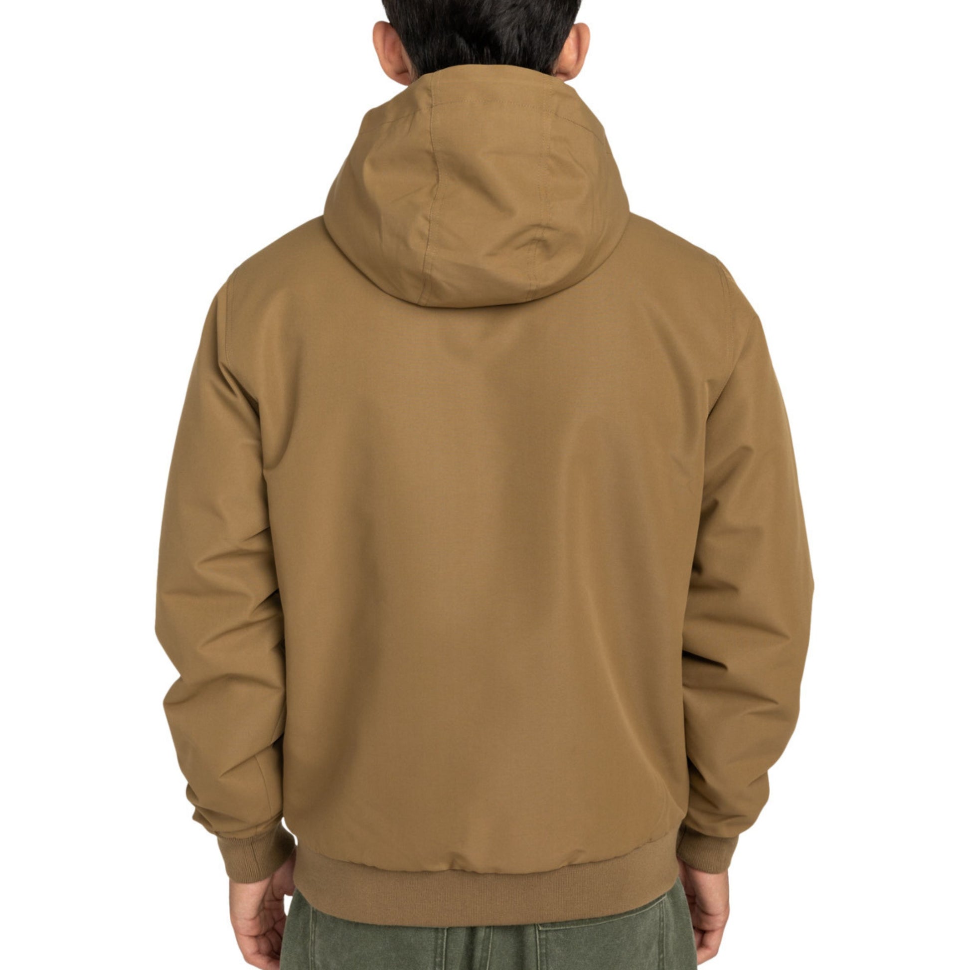 Casaco com carapuço para homem Element Dulcey em Kangaroo. Foto da parte de trás, vestido.