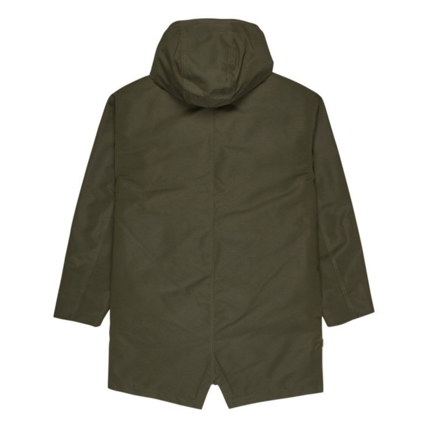 Parka com carapuço para homem Element Fishtail em Forest Night. Foto da parte de trás.