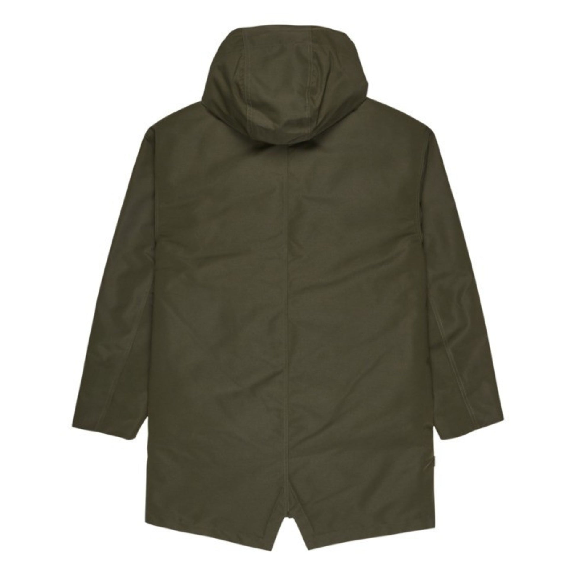 Parka com carapuço para homem Element Fishtail em Forest Night. Foto da parte de trás.