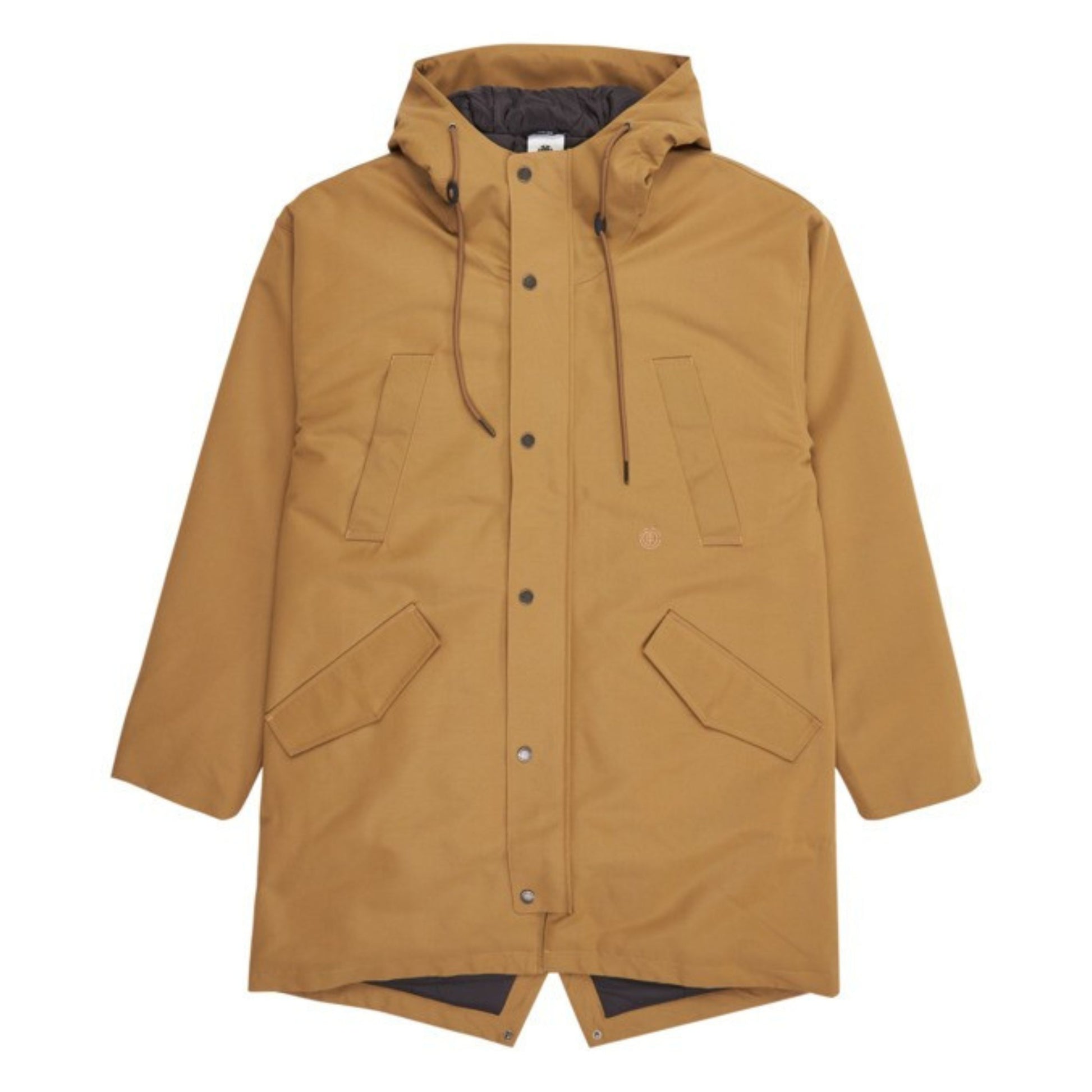 Parka com carapuço para homem Element Fishtail em Kangaroo. Foto da parte da frente.