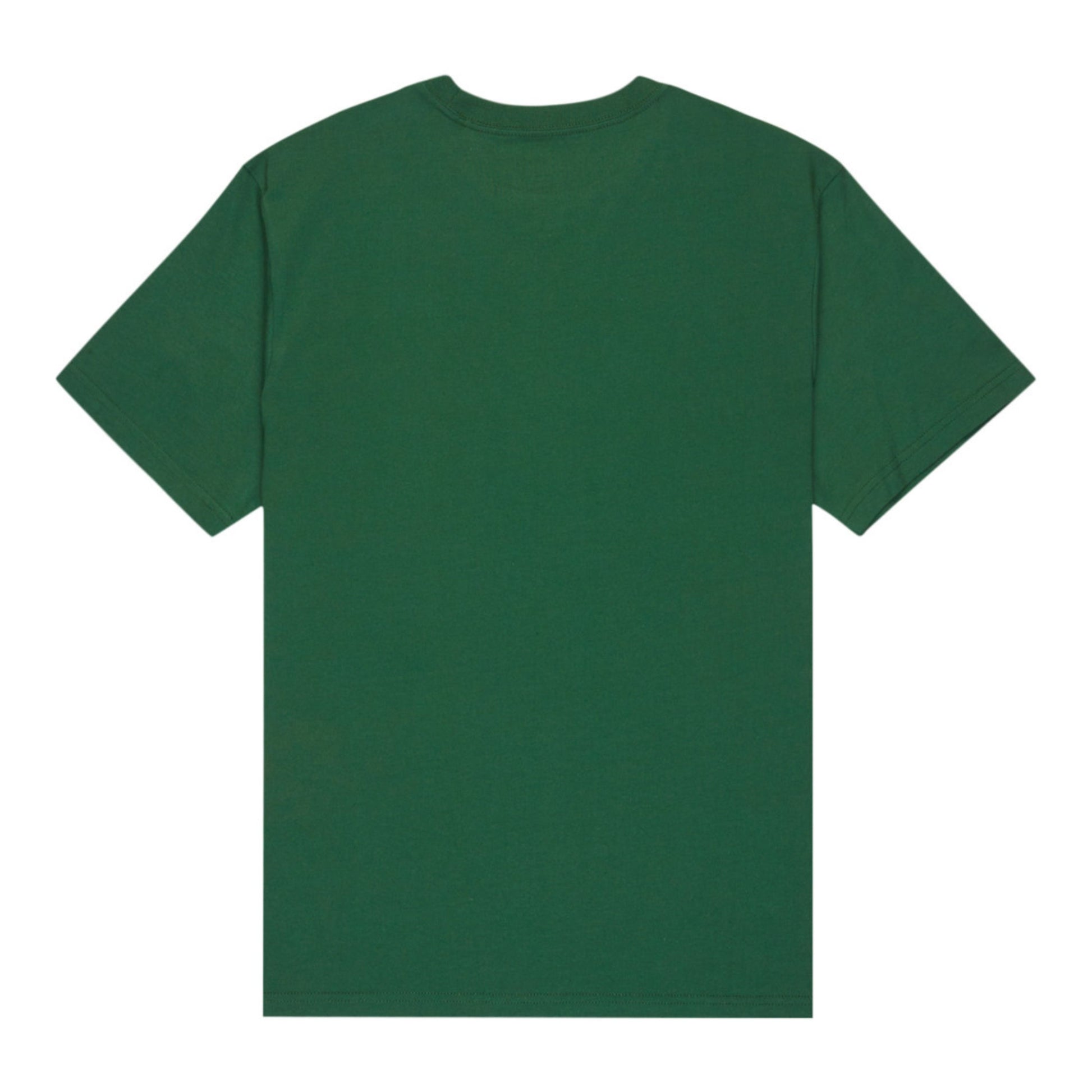 T-Shirt de manga curta para homem Element Icon Embroidery em Verde Escuro. Foto da parte de trás.