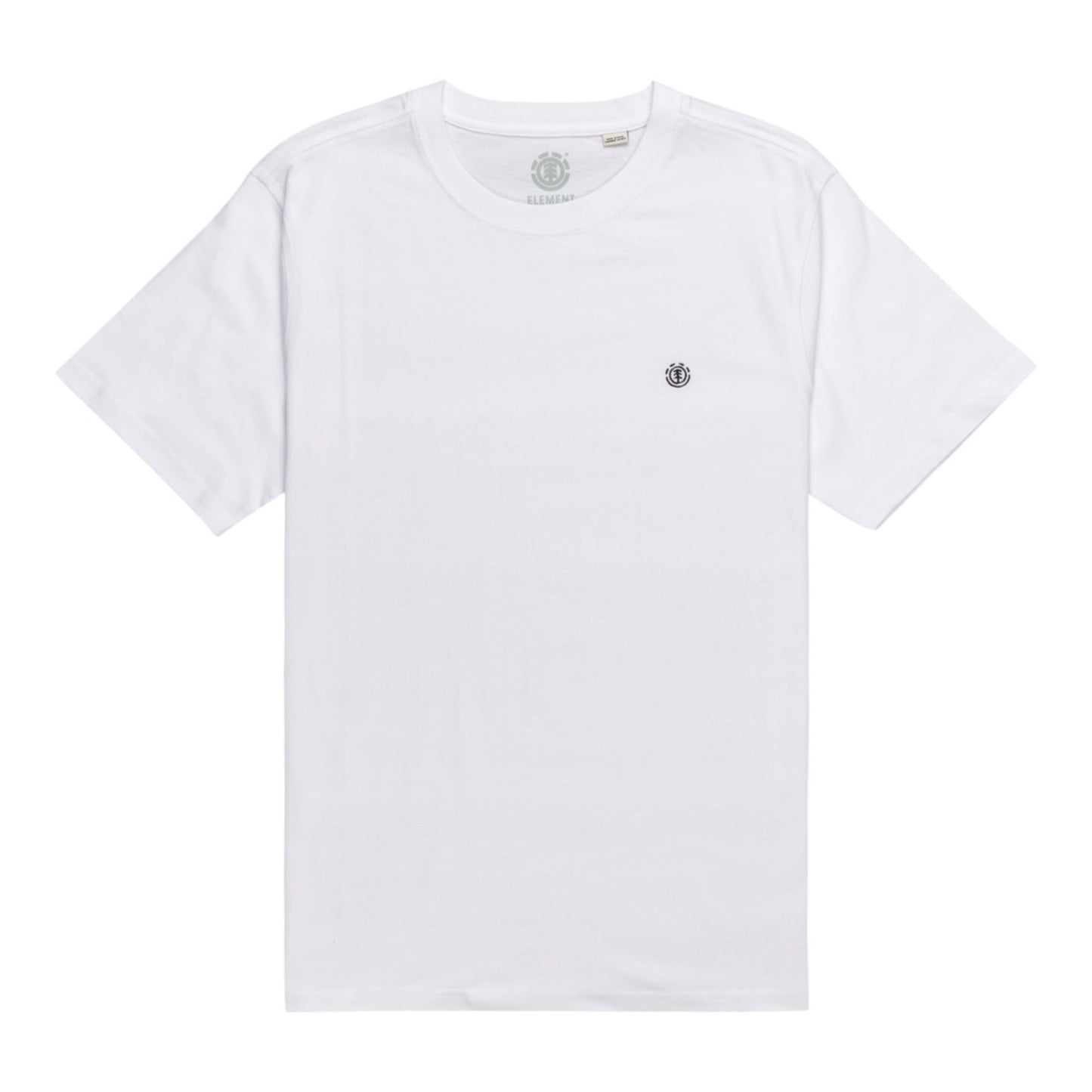 T-Shirt de manga curta para homem Element Icon Embroidery em Branco Optic. Foto da parte da frente.