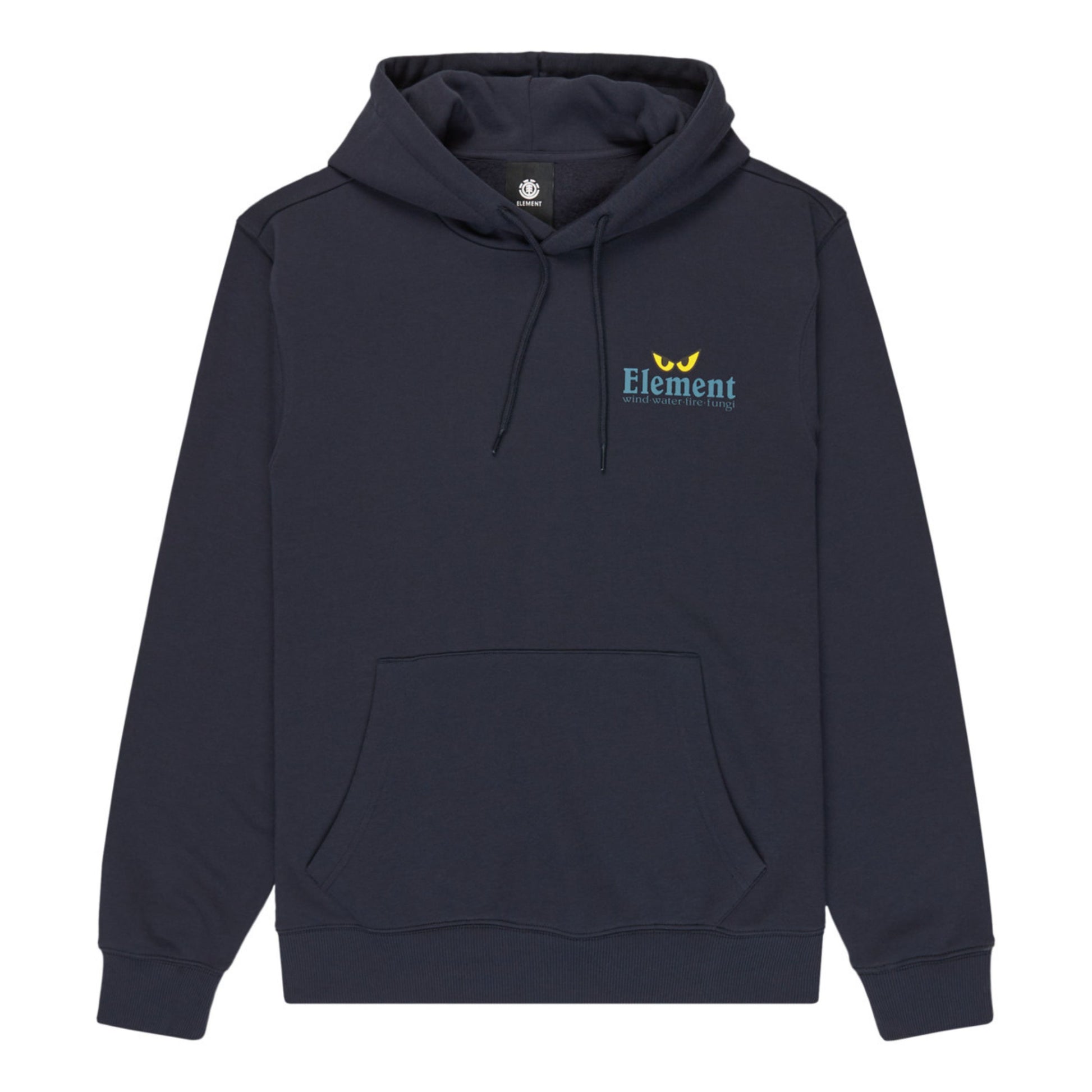 Sweat com carapuço para homem Element Midnight em Azul Marinho Eclipse. Foto da parte da frente.