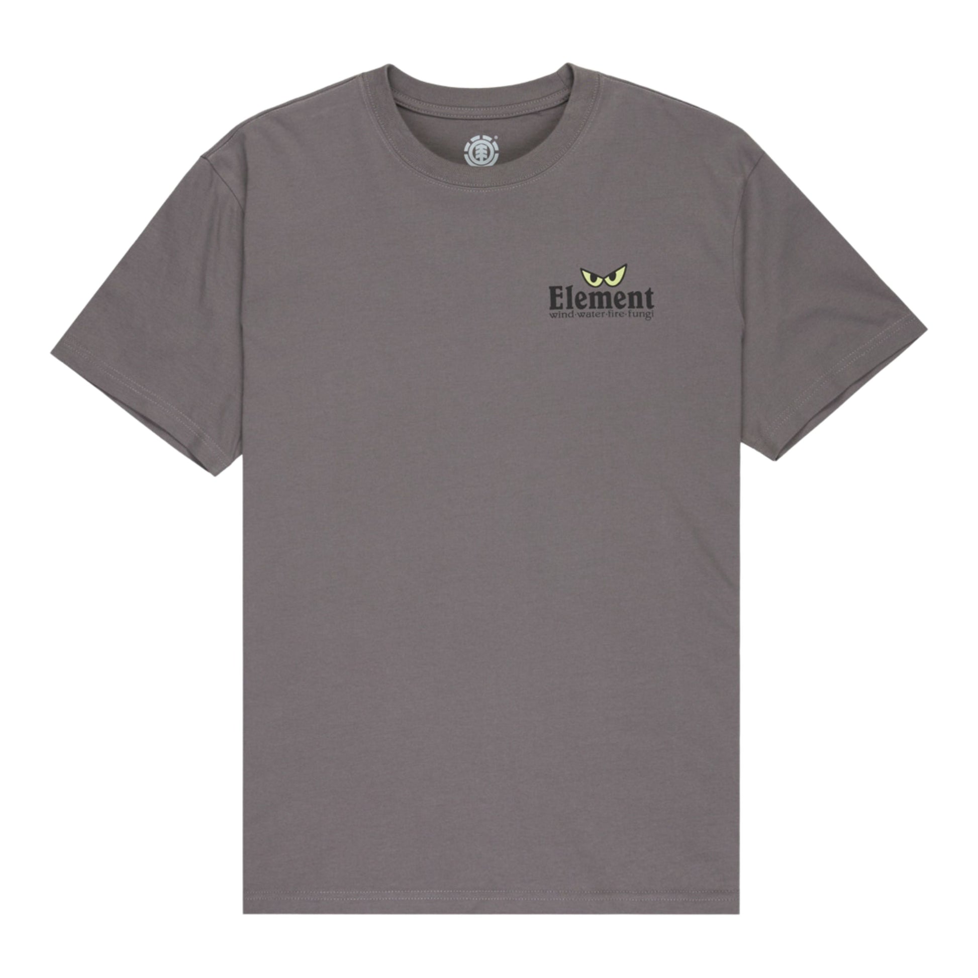 T-Shirt de manga curta para homem Element Midnight em Gargoyle. Foto da parte da frente.