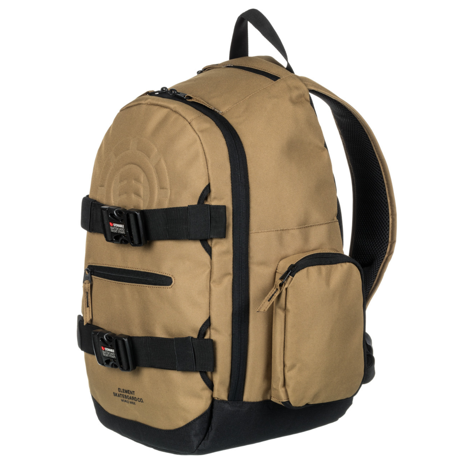 Element Mohave 2.0 Backpack Dull Gold. Foto da frente a 3/4.
