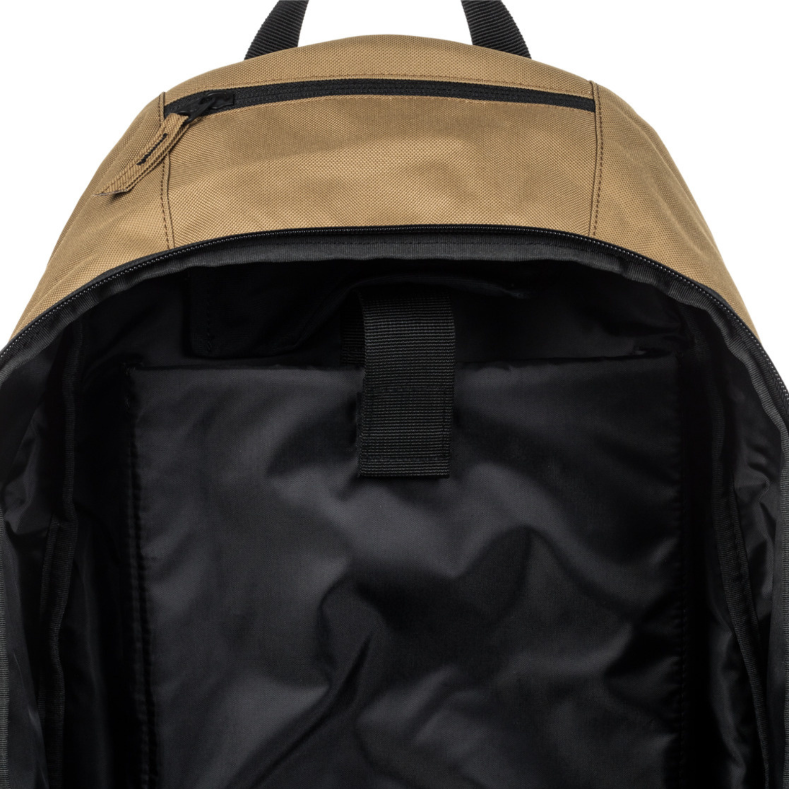 Element Mohave 2.0 Backpack Dull Gold. Foto da parte interior mostrando o laptop sleeve.