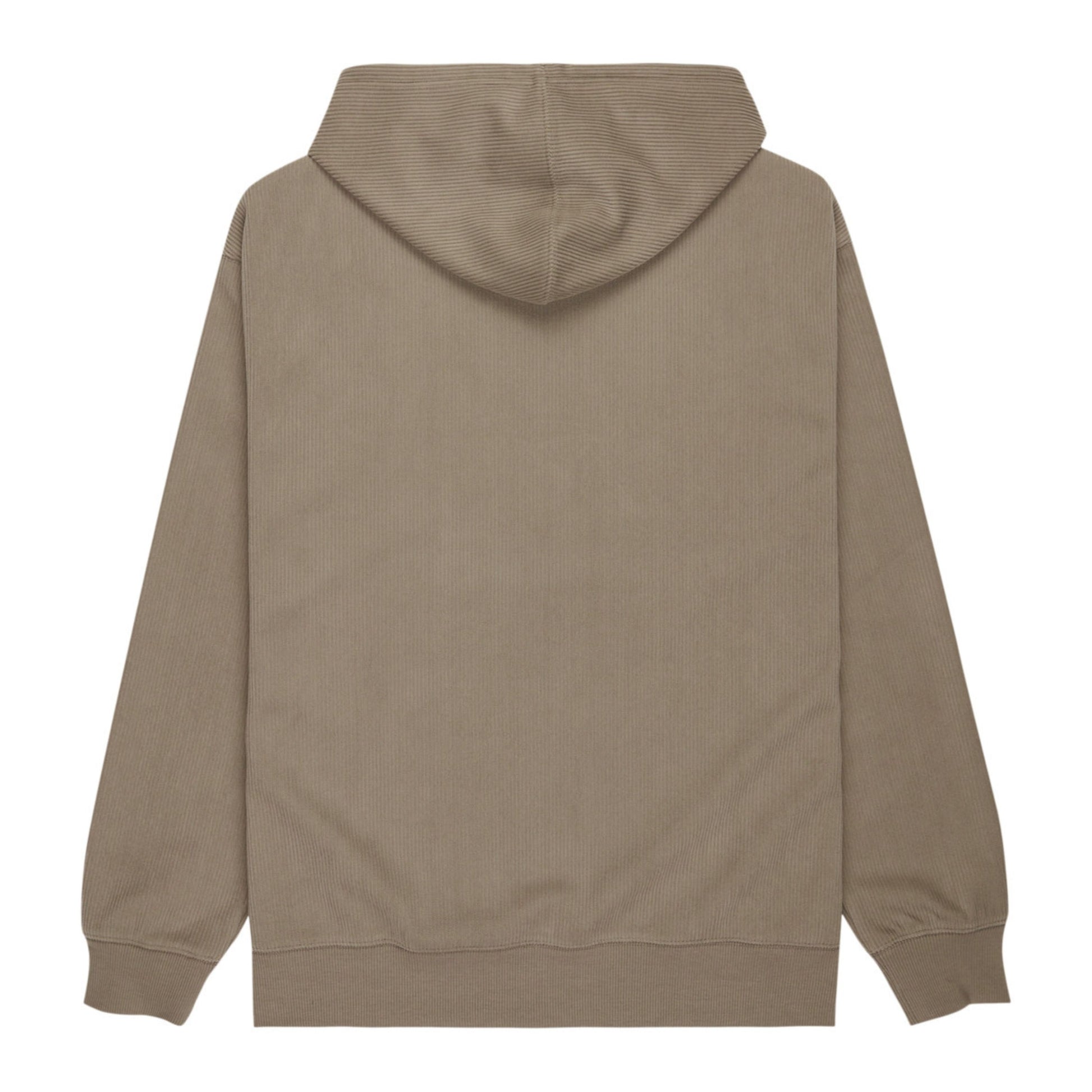 Sweat com carapuço para homem Element Serif Corduroy em Aluminum. Foto da parte de trás.