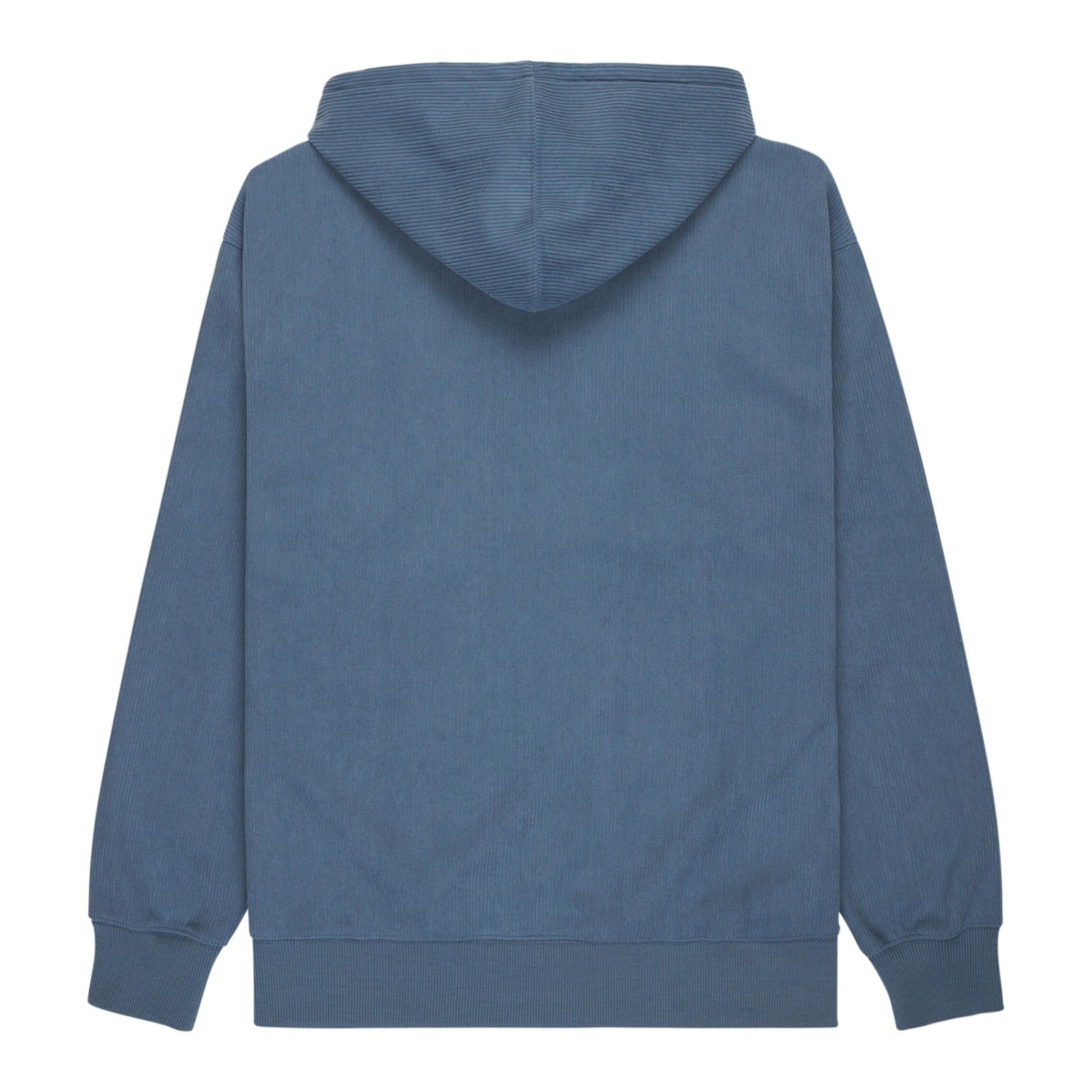 Sweat com carapuço para homem Element Serif Corduroy em Blue Mirage. Foto da parte de trás.