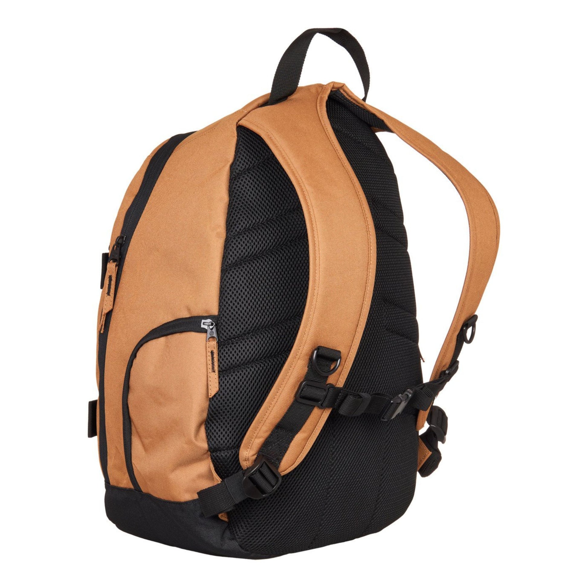 Mochila unissexo Element Mohave em Nuthatch. Foto da parte de trás a 3/4.