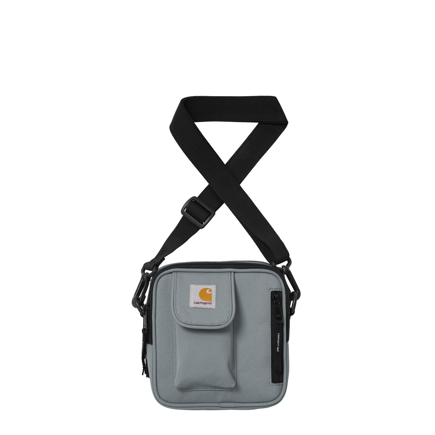 Carhartt WIP Essentials Bag, Small Dove Grey. Foto da parte da frente.