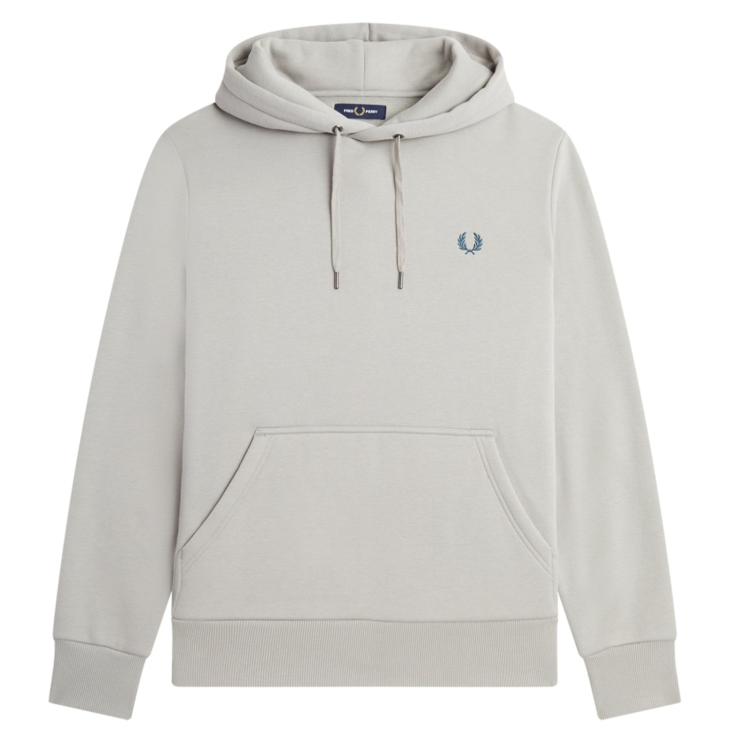 Fred Perry 3D Graphic Hooded Sweatshirt Limestone. Foto da parte da frente.