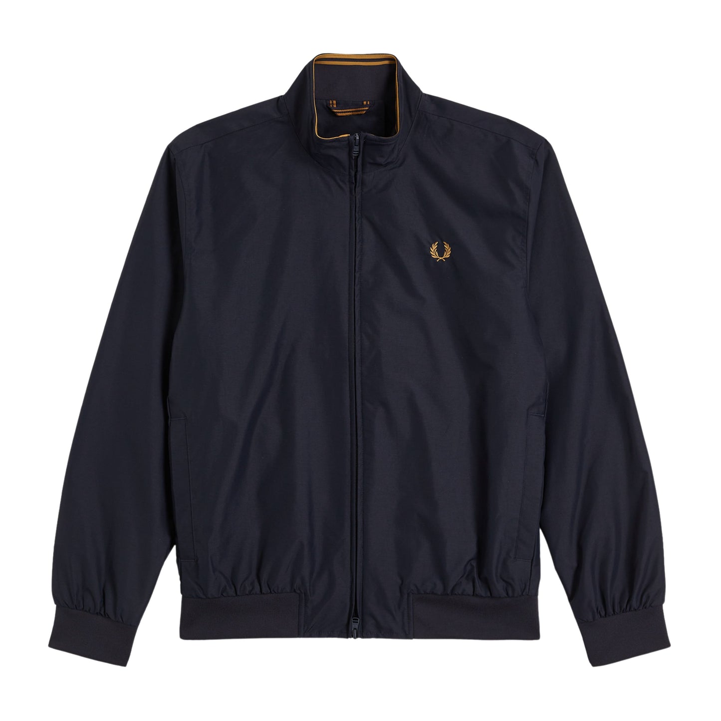 Casaco para homem Fred Perry Bretham em Azul Marinho. Foto da parte da frente.