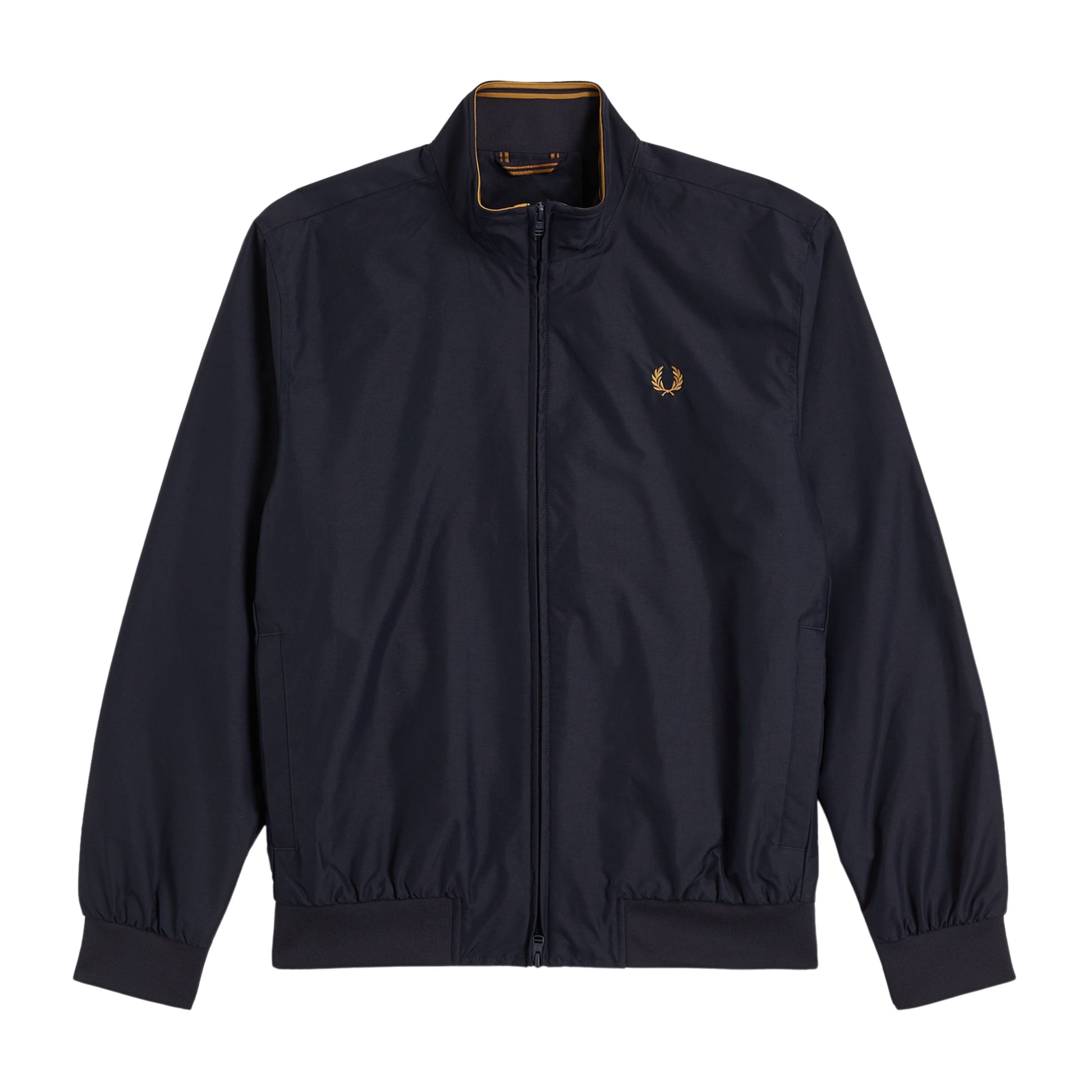 Casaco para homem Fred Perry Bretham em Azul Marinho. Foto da parte da frente.