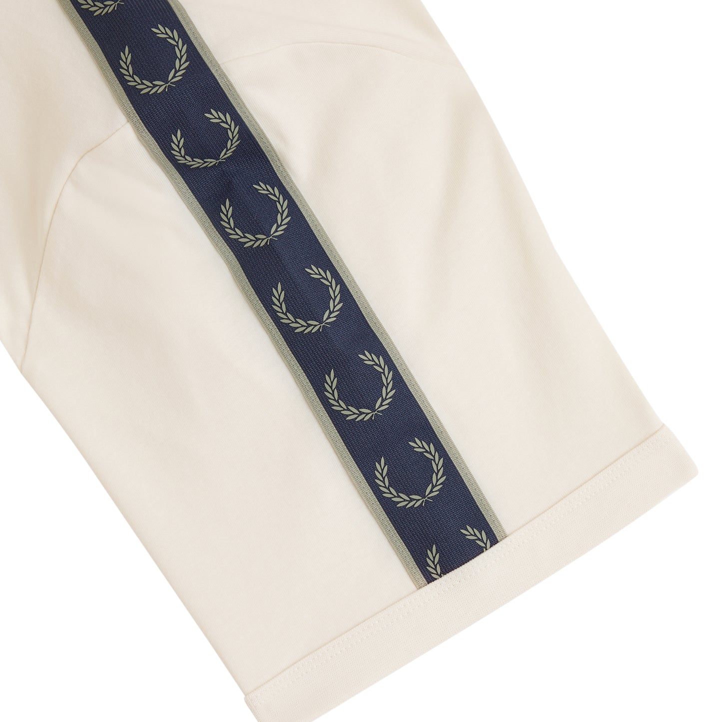 Fred Perry Contrast Tape Ringer T-Shirt Ecru