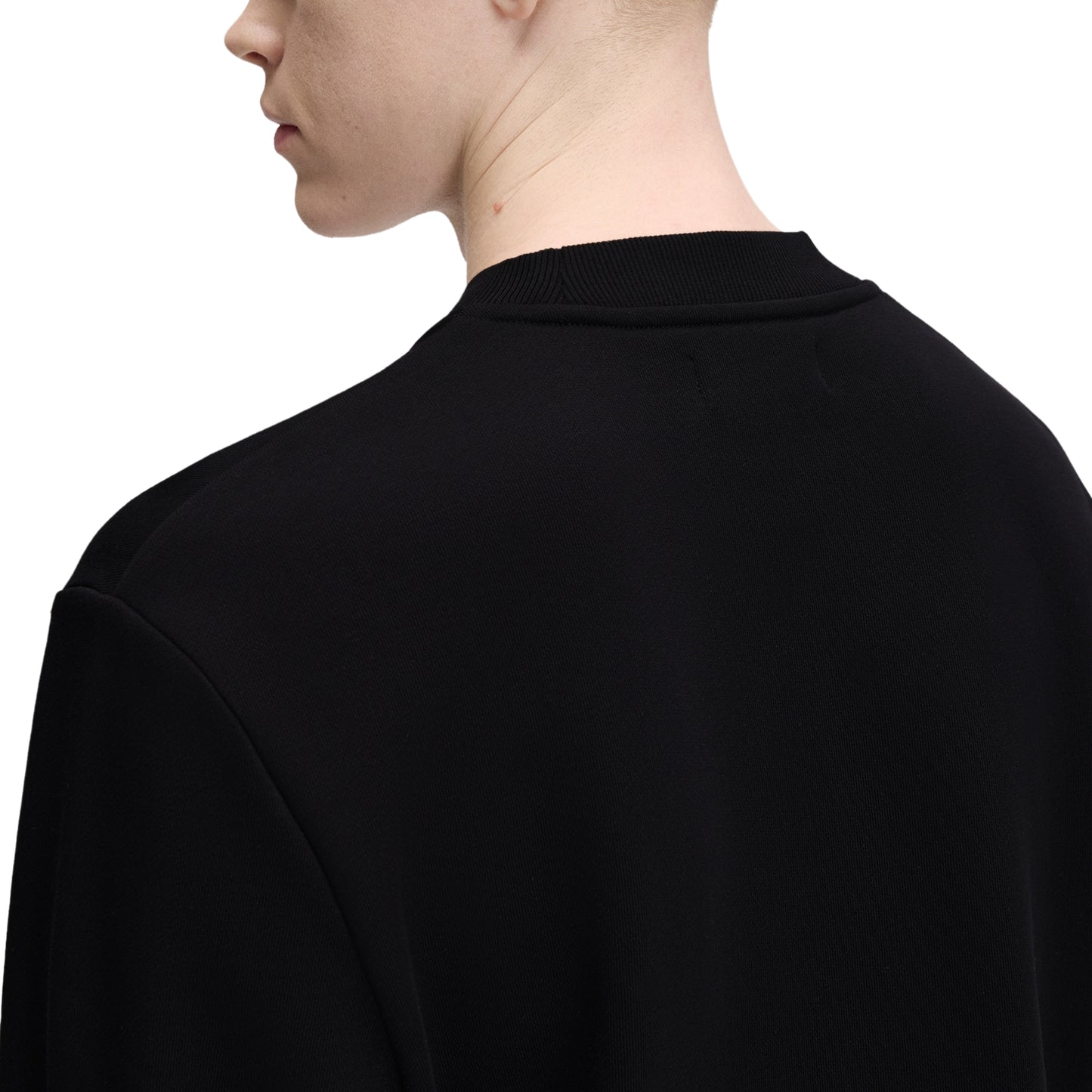 Fred Perry Crew Neck Sweatshirt for men in Black / Ecru / Laurel Wreath Green