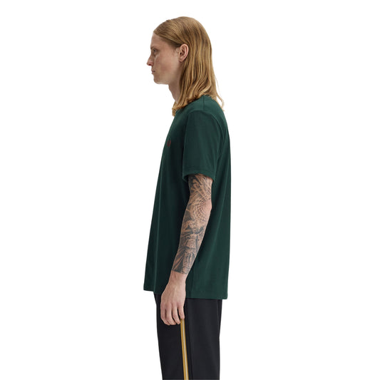 Fred Perry Ringer men's short-sleeved T-shirt in Grassroots