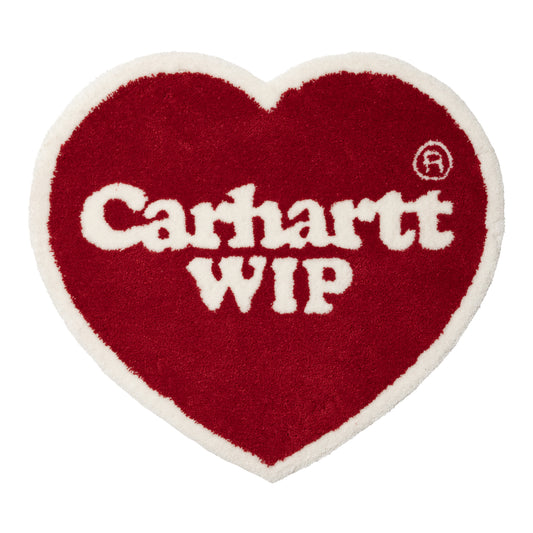 Carhartt WIP Heart Rug Red/White. Foto da parte superior.