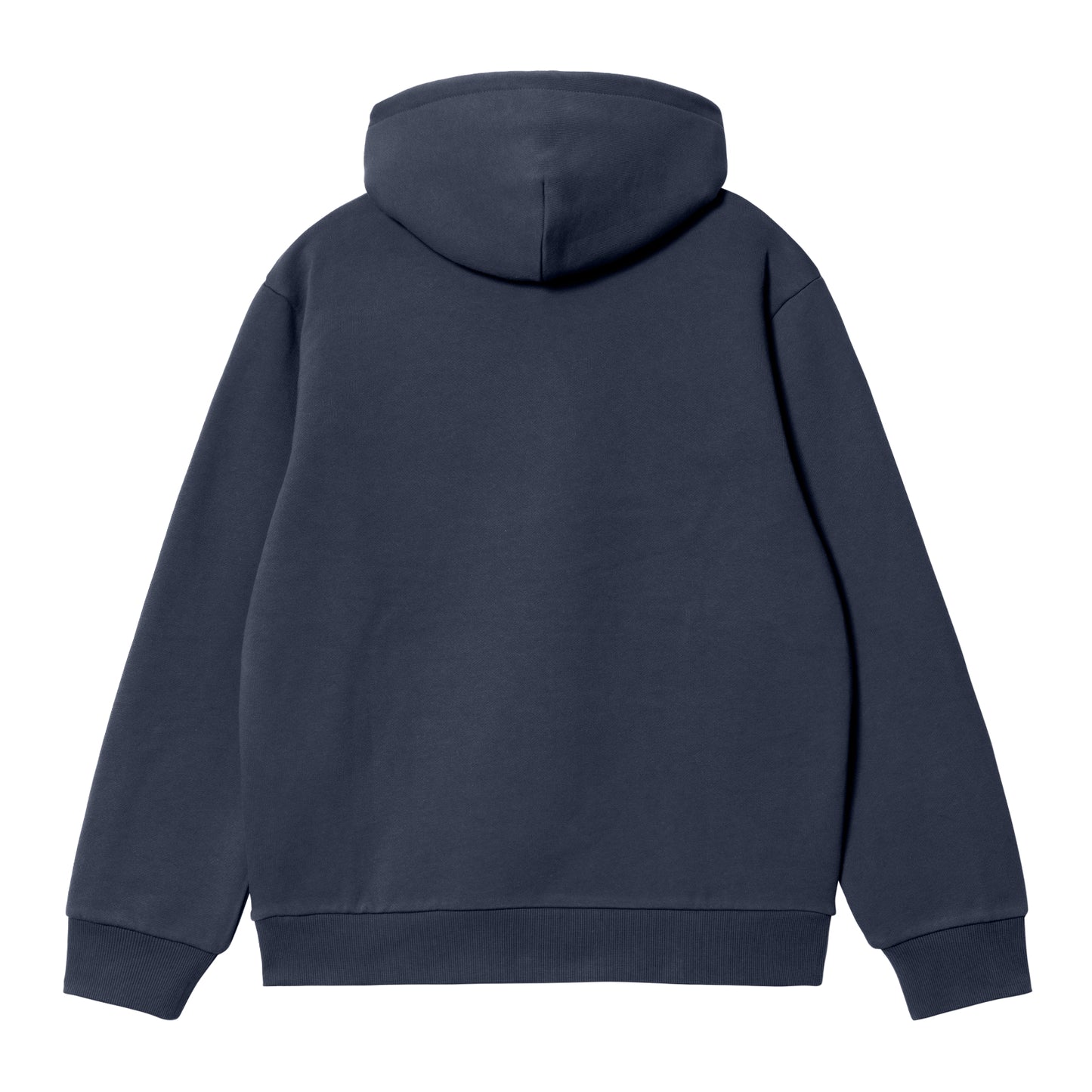 Carhartt WIP Hooded Carhartt Sweat Air Force Blue/Malbec. Foto da parte de trás.