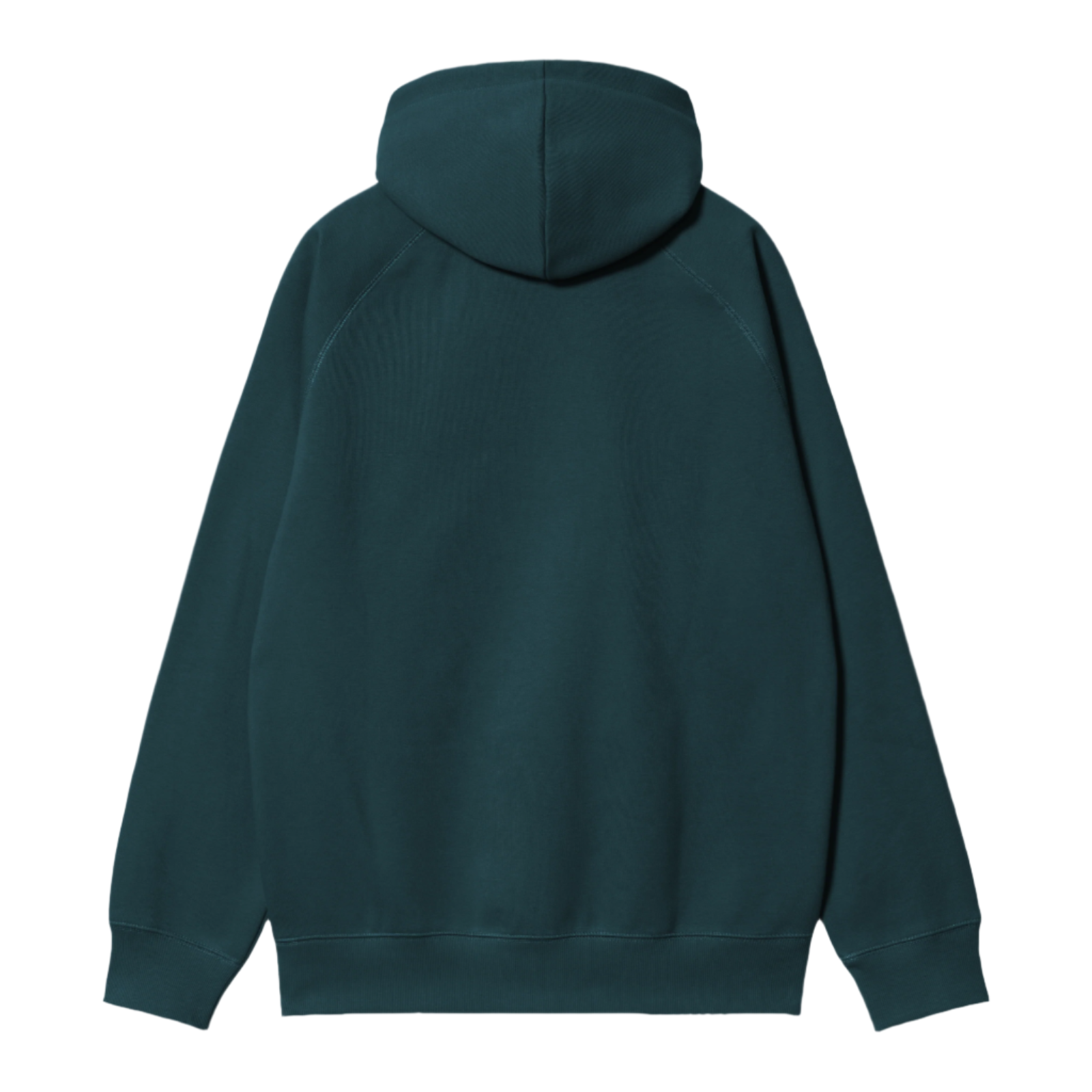 Carhartt WIP Hooded Chase Sweat Duck Blue/Gold. Foto da parte de trás.