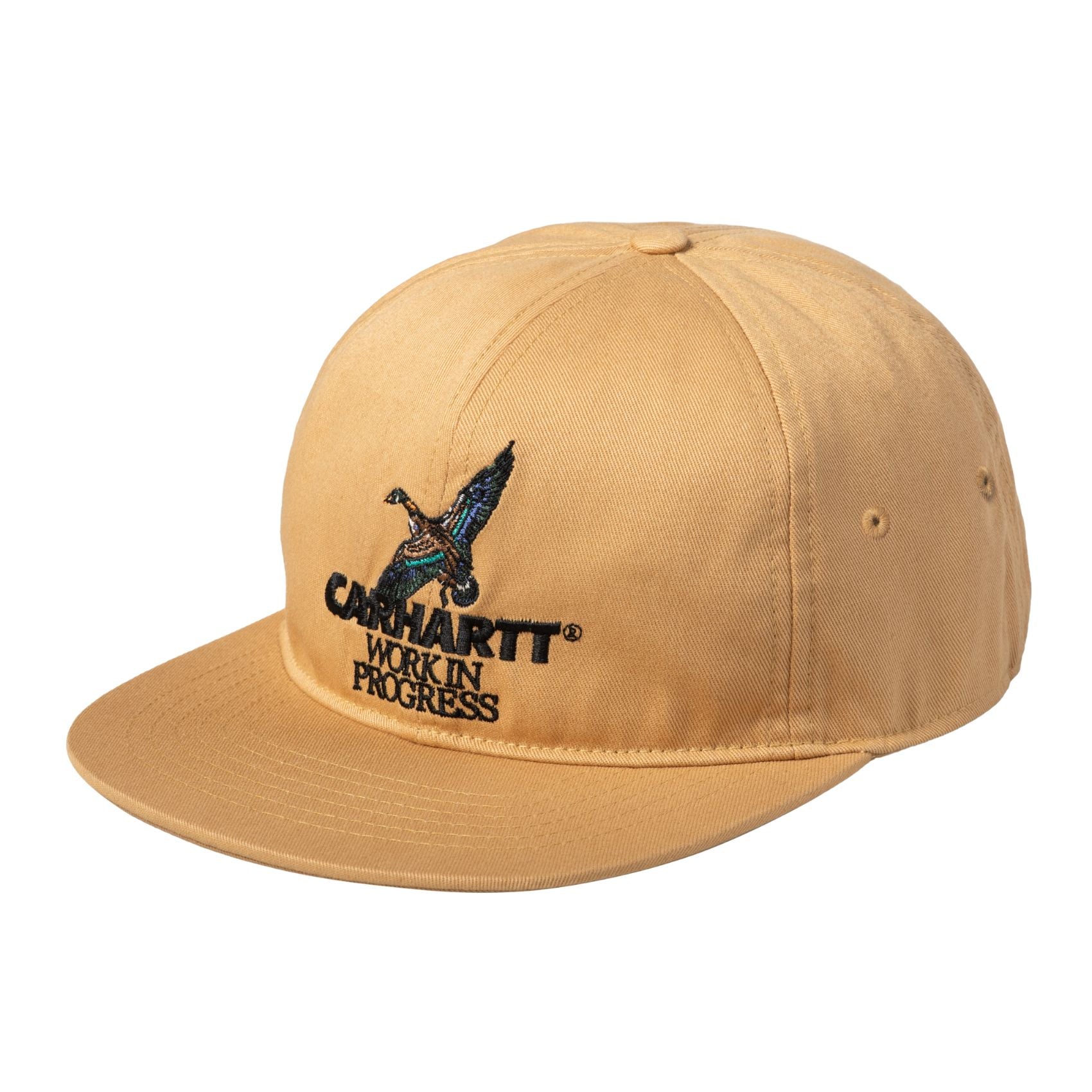 Carhartt WIP Ducks Cap Bourbon. Foto da parte da frente.