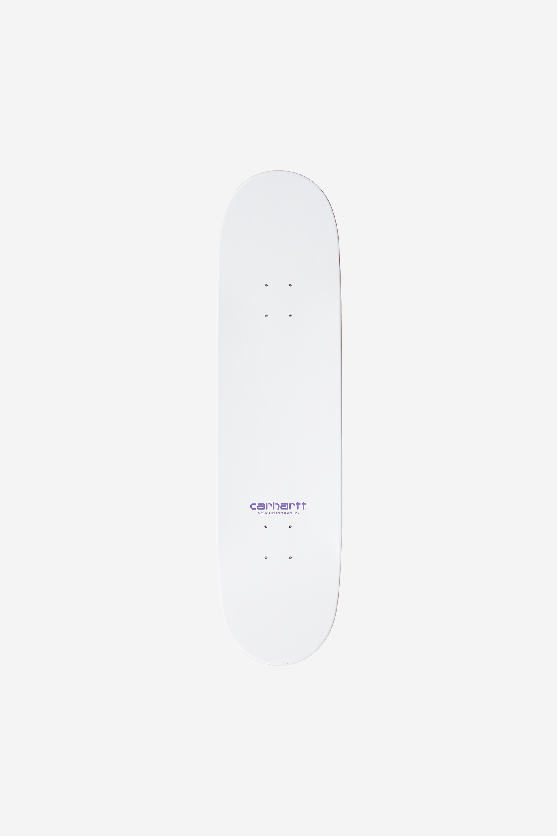 Tábua de Skate Carhartt WIP Emerge 8,5 em Roxo. Foto da parte de cima.