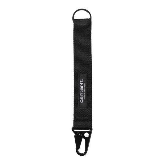 Carhartt WIP Jude Keyholder Black. Foto da parte da frente.