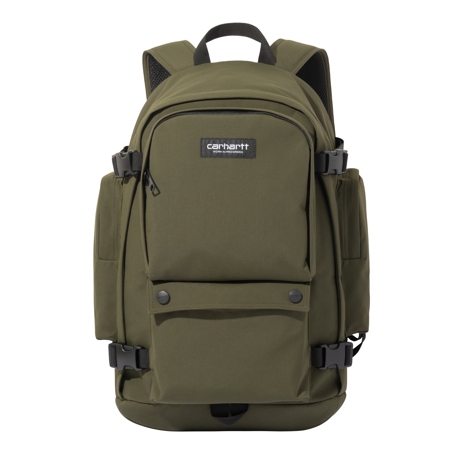 Carhartt WIP Kayton Backpack Office Green. Foto da parte da frente.