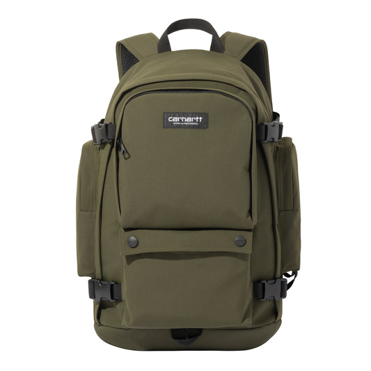 Carhartt WIP Kayton Backpack Office Green. Foto da parte da frente.