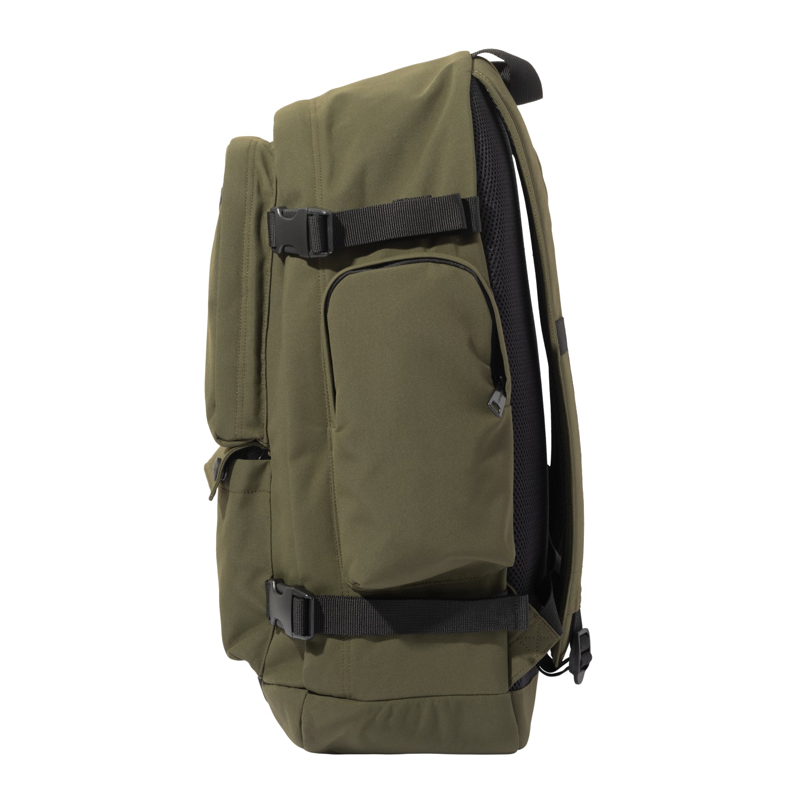 Carhartt WIP Kayton Backpack Office Green. Foto da lateral esquerda.