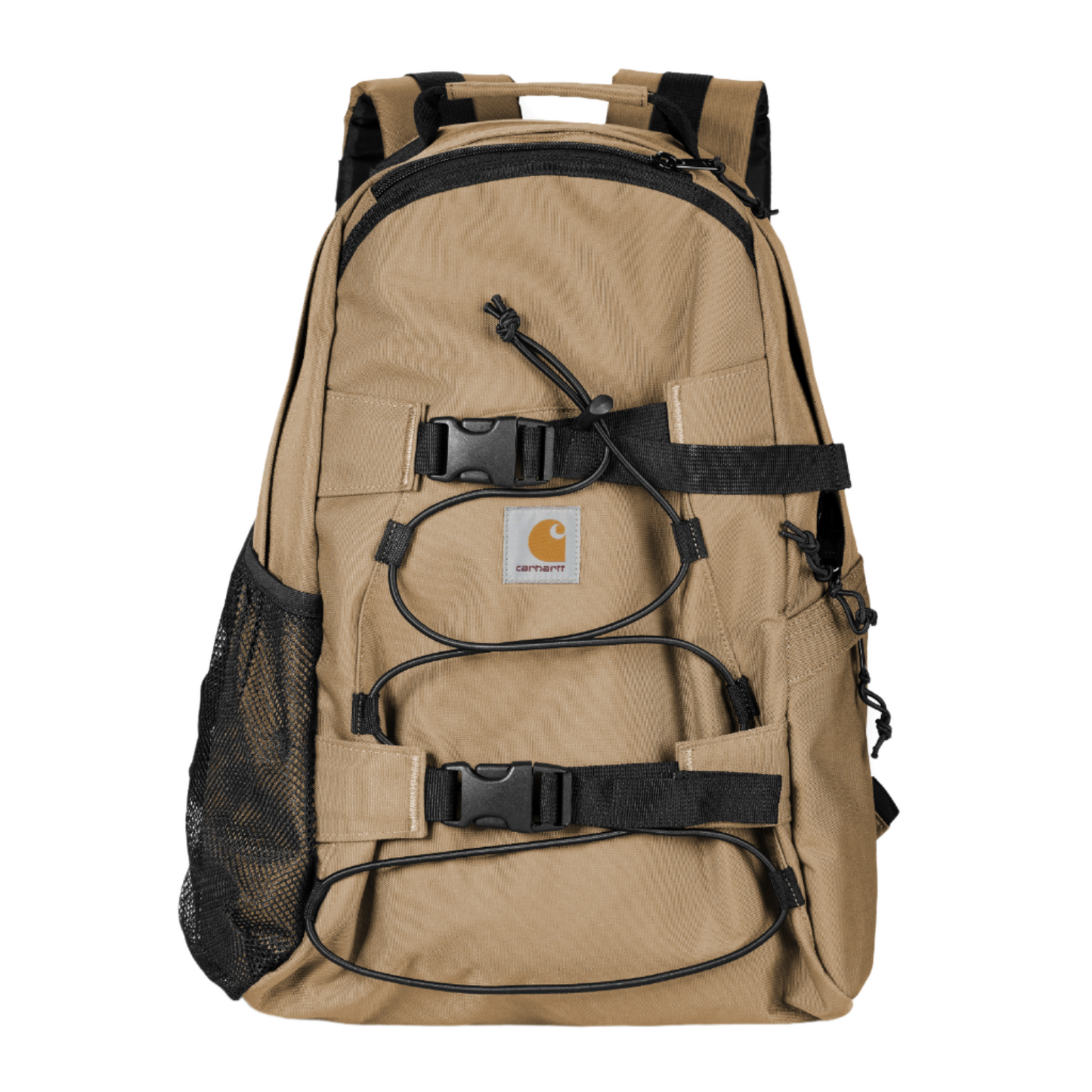 Carhartt WIP Kickflip Backpack Peanut. Foto da parte da frente.