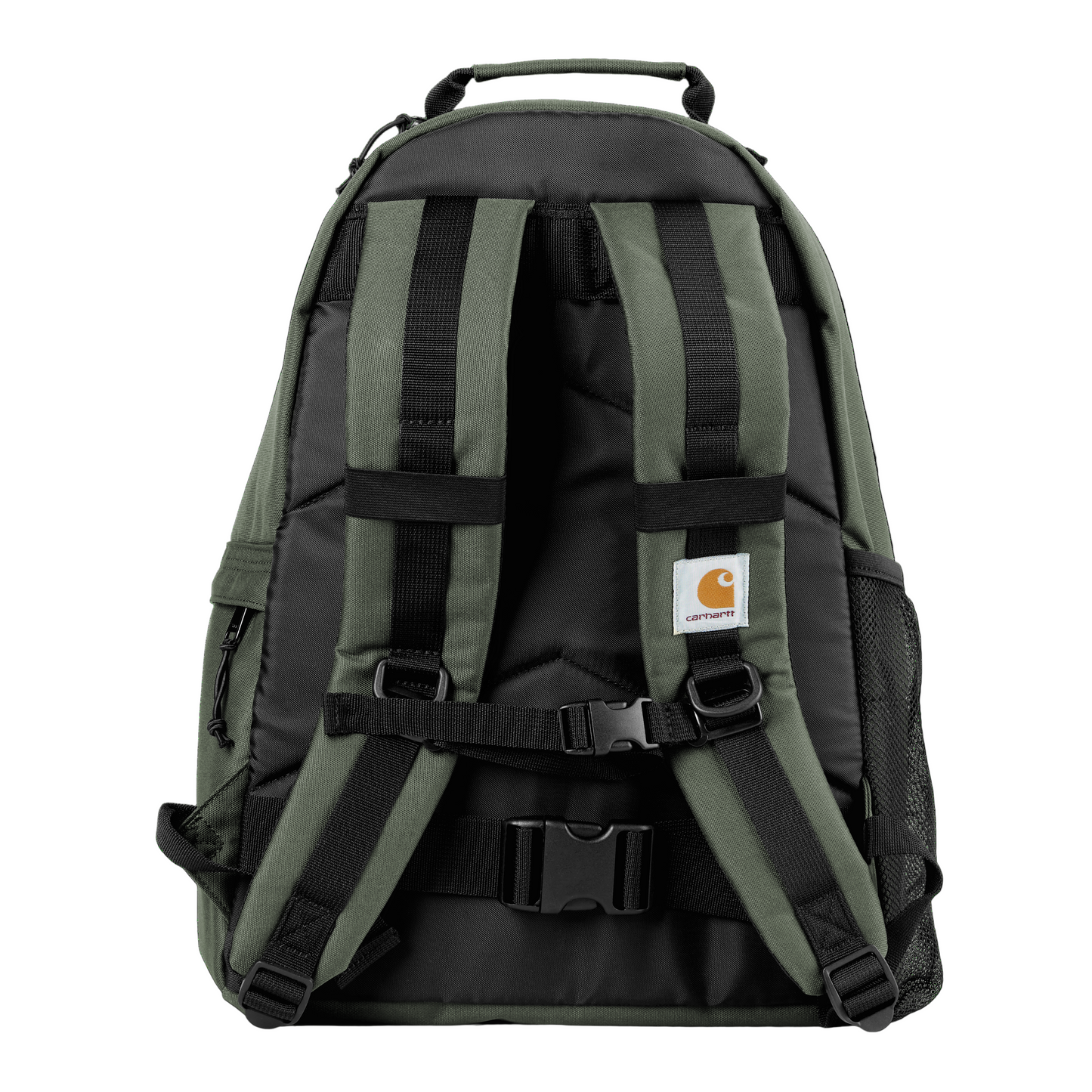 Mochila unissexo Carhartt WIP Kickflip em Opuntia. Foto da parte de trás.
